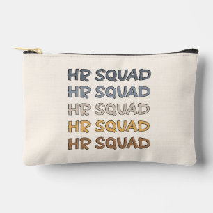 Custom HR Squad Human Resources Team Gifts Accessory Pouch
