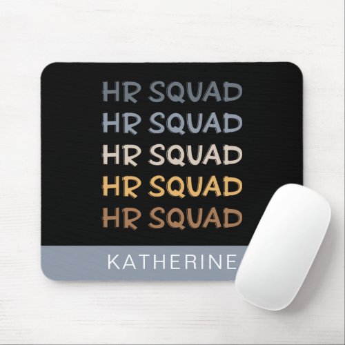 Custom HR Squad Human Resources Team Gifts Mouse Pad