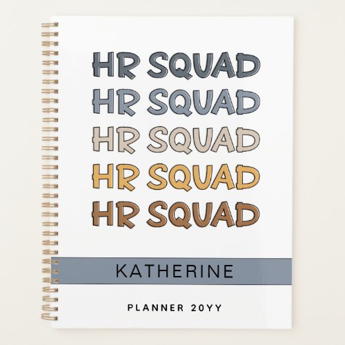Custom HR Squad Human Resources Team Gifts Planner