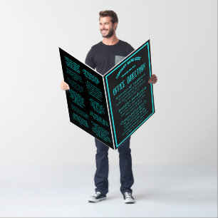 Custom Huge Retirement Card Office Directory