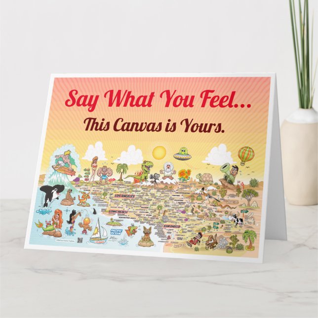 Custom Huge SoCal Card (Front)