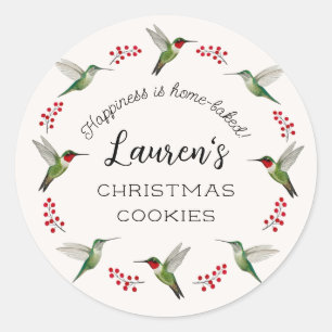 Custom Hummingbird   Classic Round Sticker