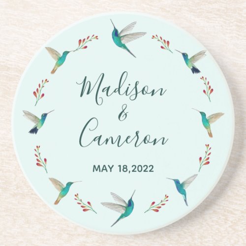 Custom Hummingbird Coaster