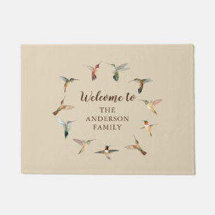 Custom Hummingbird Doormat