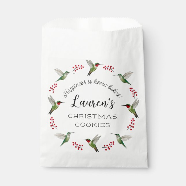 Custom Hummingbird   Favor Bag (Front)