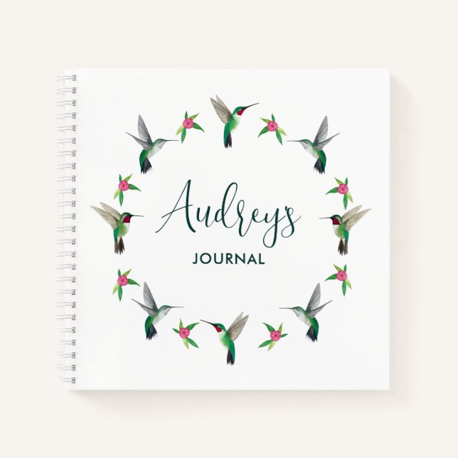 Custom Hummingbird Journal (Front)