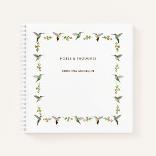 Custom Hummingbird Notebook