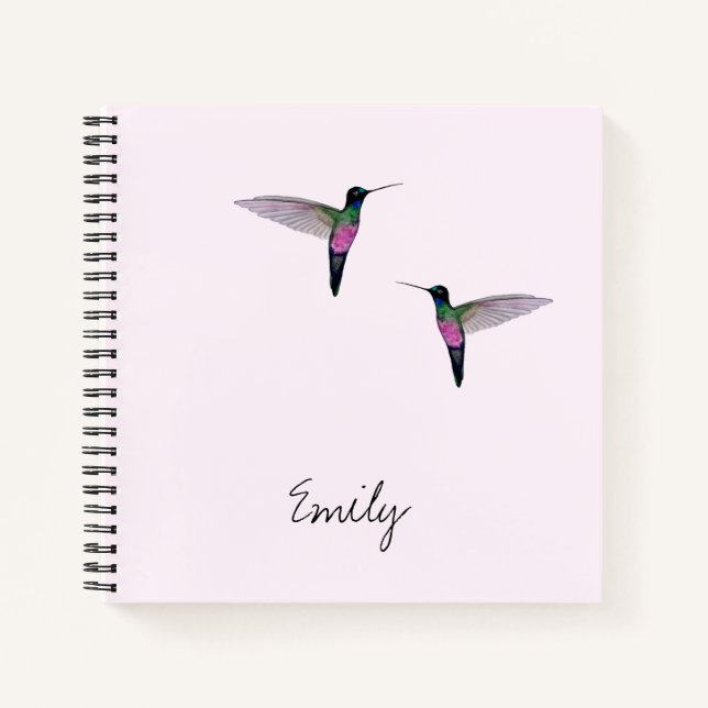Custom Hummingbird Notebook (Front)