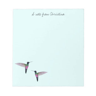 Custom Hummingbird Notepad