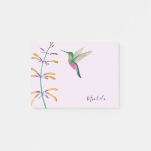 Custom Hummingbird Post-it Notes