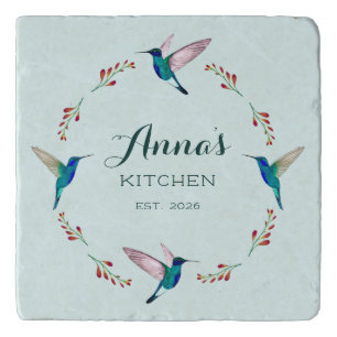 Custom Hummingbird Trivet