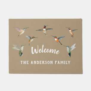 Custom Hummingbirds Doormat
