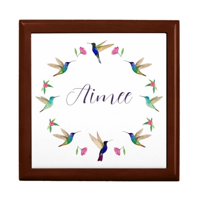 Custom Hummingbirds  Gift Box (Front)