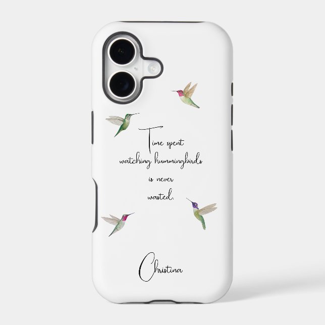 Custom Hummingbirds Iphone Case (Back)