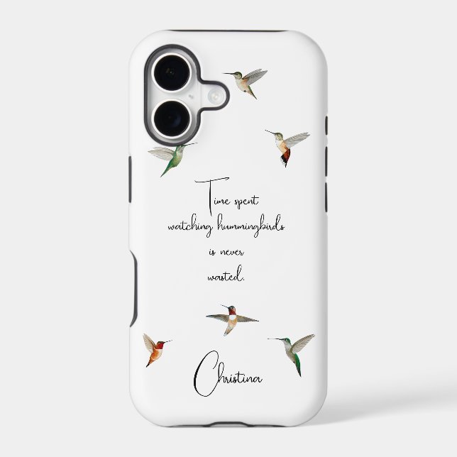 Custom Hummingbirds Iphone Case (Back)