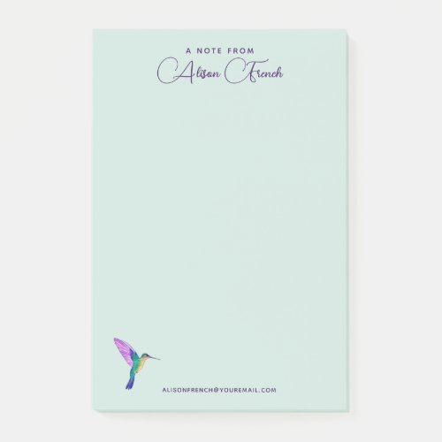 Custom Hummingbirds Notepad