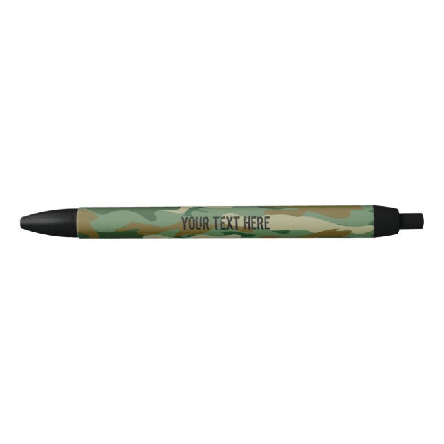Custom hunter green army camo camouflage pens (Front)