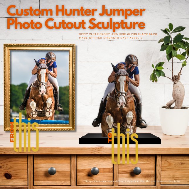 Custom Hunter Jumper Photo Cutout Sculpture ( Birthday Depot
Custom Hunter Jumper Photo Cutout Sculpture)
