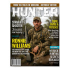 Custom HUNTER Magazine Cover, Personalized Hunting