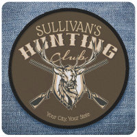 Custom Hunter NAME Deer Trophy Rifle Hunting Club