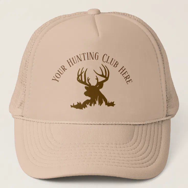 Custom Hunting Club Hat Zazzle