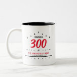 Custom &quot;i Bowled A 300&quot; Bowling Alley Merch Two-tone Coffee Mug at Zazzle