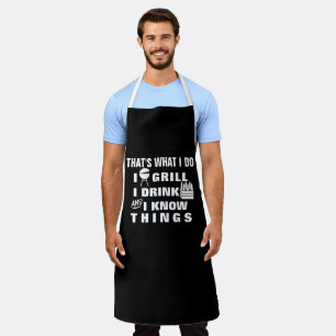 Custom I Grill Chef Funny Personalized Apron
