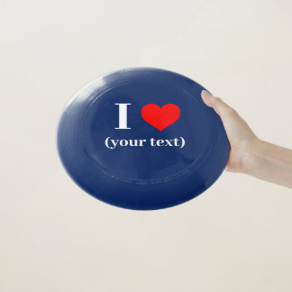 CUSTOM! I Heart Frisbee - UPA Approved 175g Blue