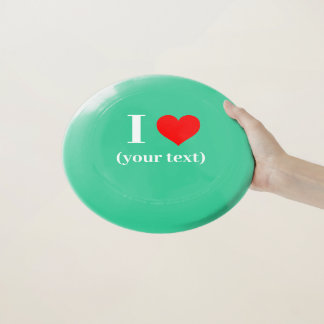 CUSTOM! I Heart Frisbee - UPA Approved 175g Green