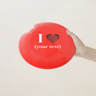 CUSTOM! I Heart Frisbee - UPA Approved 175g Red