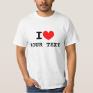 Custom i heart text t shirts | Make your own tee Custom i heart text t shirts | Make your own tee