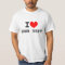 Custom i heart text t shirts | Make your own tee