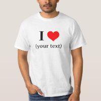 Custom I heart (your text) - 