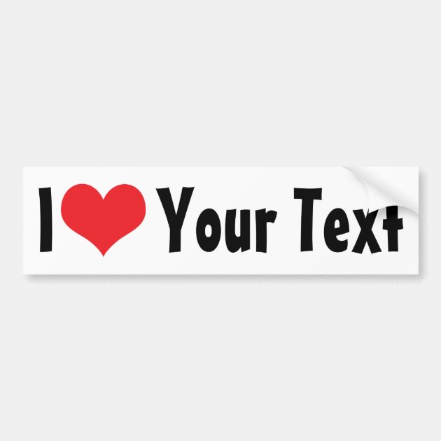 Power Of Love Bumper Sticker - 11x3 Inch Vinyl Decal