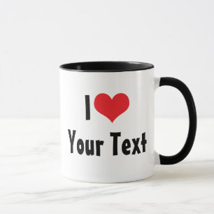 Custom I Love Mug