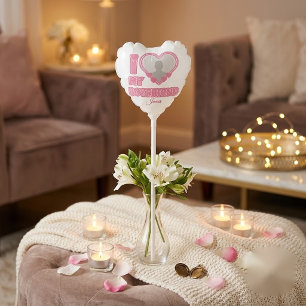 Custom I Love My Boyfriend – Add Photo & Name Balloon