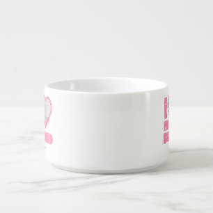 Custom I Love My Boyfriend – Add Photo & Name Bowl