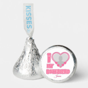 Custom I Love My Boyfriend – Add Photo & Name Hershey®'s Kisses®