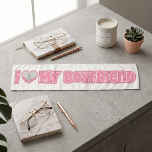 Custom I Love My Boyfriend – Add Photo Scarf