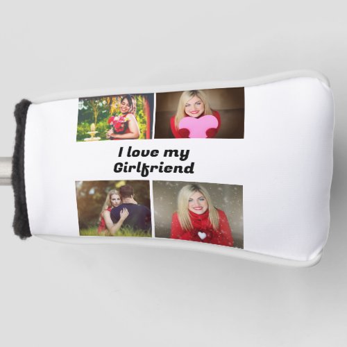 Custom I love my Girlfriend 4 photo  Golf Head Cover