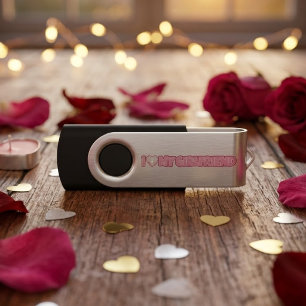 Custom I Love My Girlfriend – Add Photo Flash Drive
