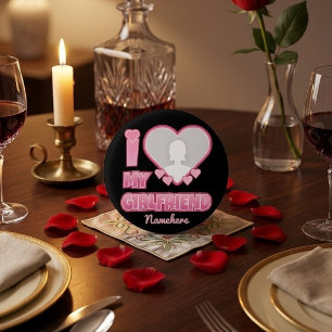 Custom I Love My Girlfriend – Add Photo & Name Button
