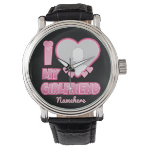 Custom I Love My Girlfriend – Add Photo & Name Watch