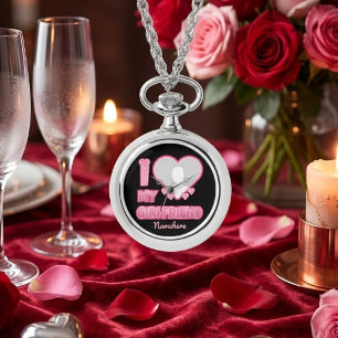 Custom I Love My Girlfriend – Add Photo & Name Watch