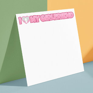 Custom I Love My Girlfriend – Add Photo Note Card