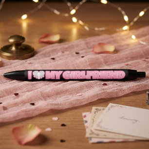 Custom I Love My Girlfriend – Add Photo Pen