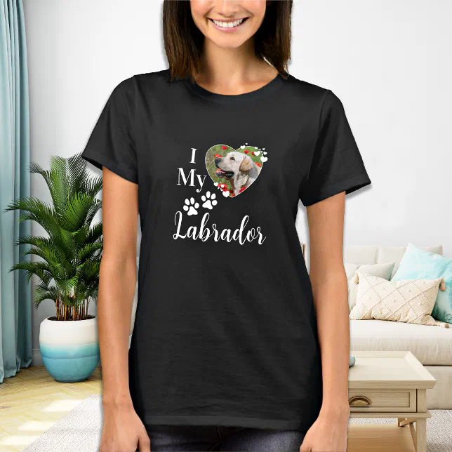 Imán De Foto Ovalado Para Perro - I Love My Yorkie, Vinilo, 6x4 Pulgadas, Resistente
