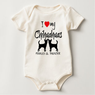 Chihuahua Silhouette Baby Clothes Apparel Zazzle