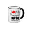 Custom I Love My Two Pomeranian Dogs Mug