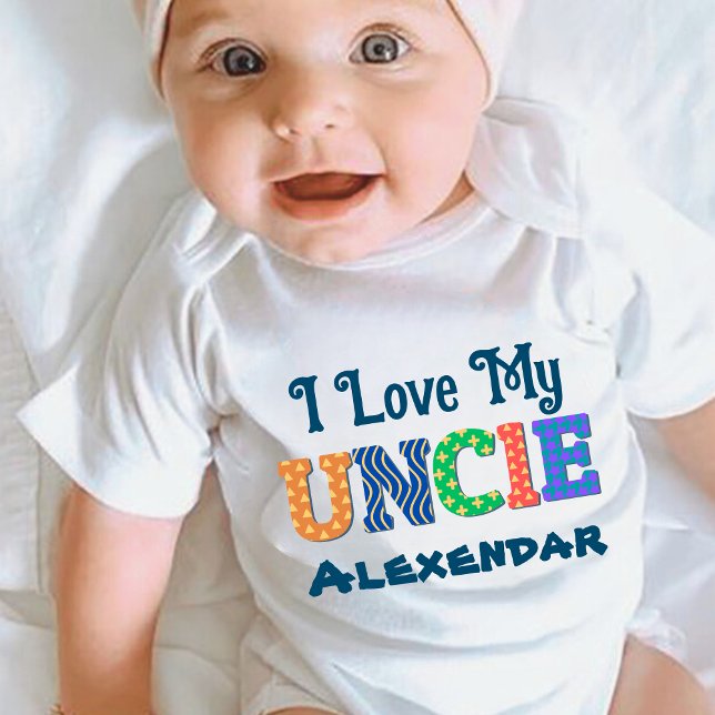 Custom I love my uncle Baby Bodysuit (Creator Uploaded)